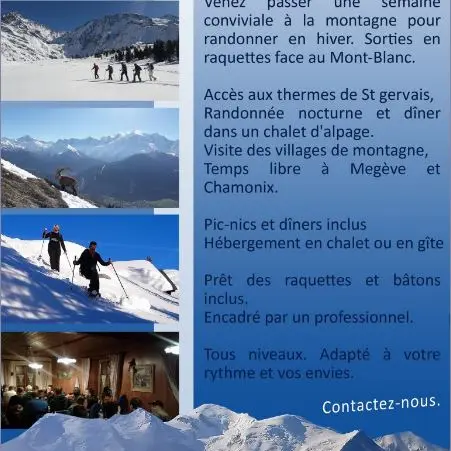 Raquettes au Pays du Mont-Blanc