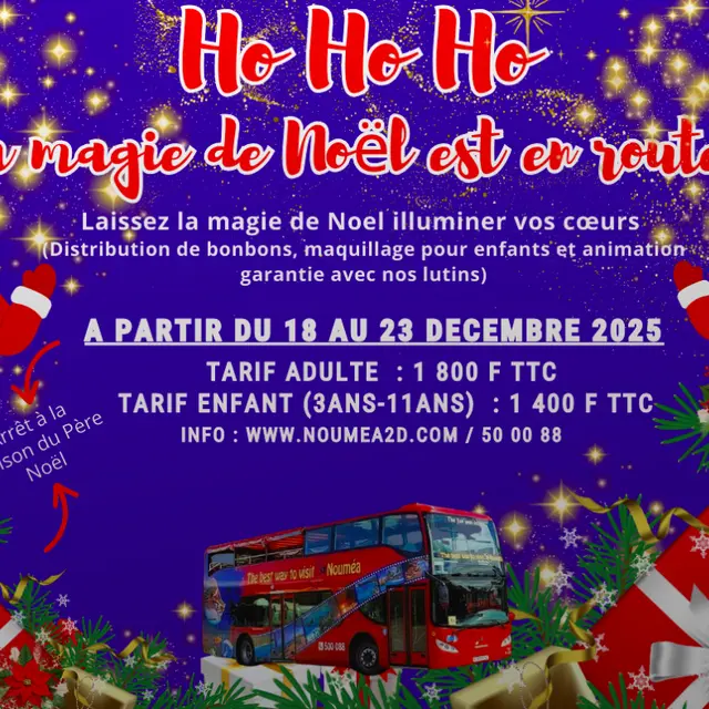 Tour de Noël - Noumea Doubledeckers_Nouméa