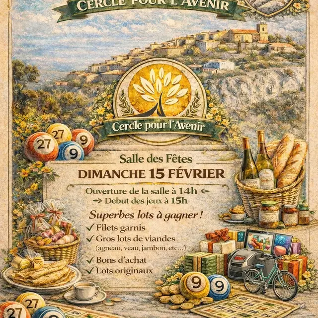 Loto du Cercle pour l'avenir_Saint-Julien le Montagnier