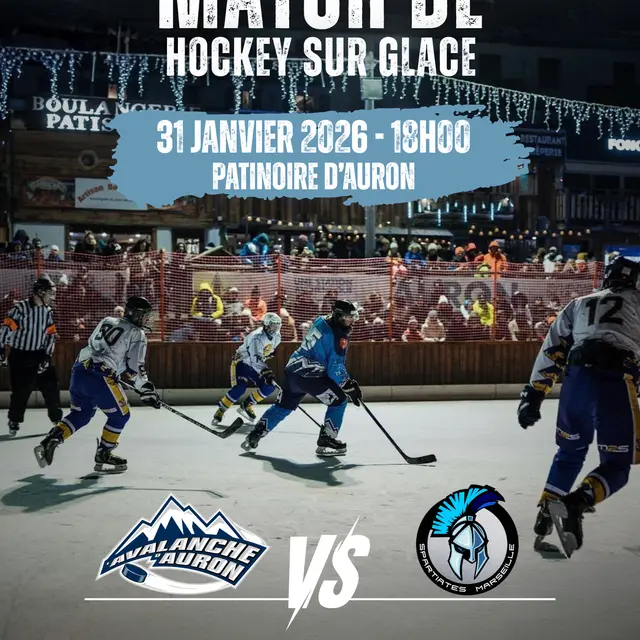 Match de Hockey Avalanche Auron VS Marseille_Auron