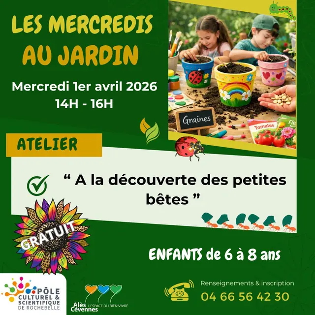 Les Mercredis du Pôle A la découverte des petites bêtes