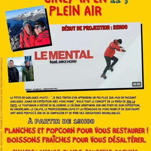 Cinéma en Plein air : Le Mental_Saint-Sébastien-d'Aigrefeuille