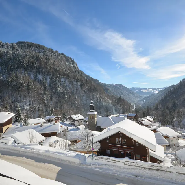 Village de La Giettaz - Hiver
