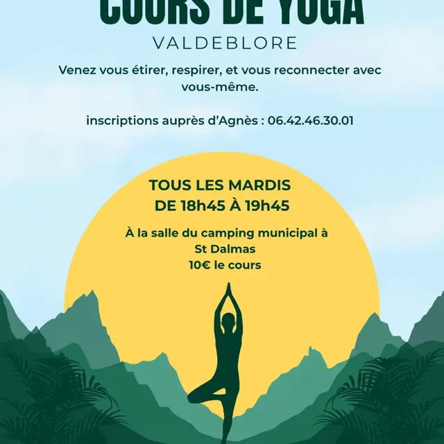 Cours de Yoga - Camping St Dalmas Valdeblore_Valdeblore