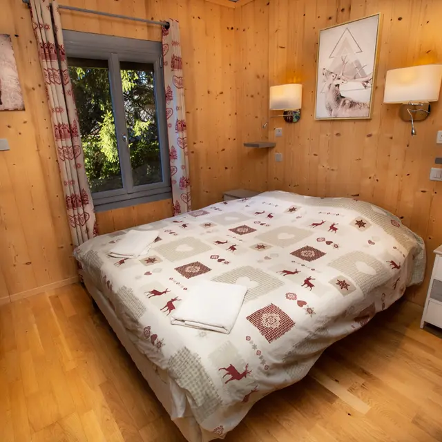 Chambre 4 personnes - Plein soleil - La Ferme du Lays_Les Carroz-d'Arâches