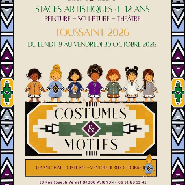 Stages artistiques jeune public à La Petite Académie_Avignon