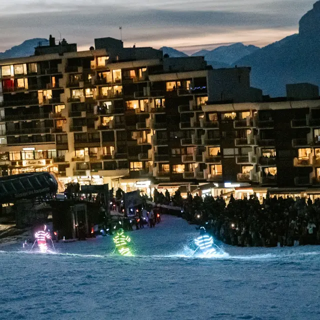 Show des moniteurs de l'ESF_Les Sept Laux Prapoutel