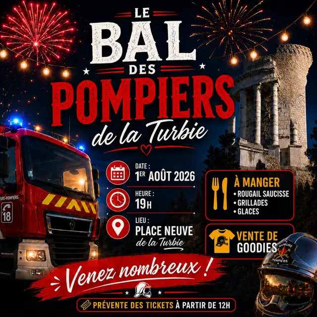 Bal des sapeurs pompiers de La Turbie
