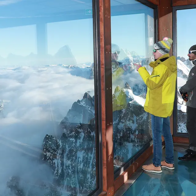CPA Chamonix Mont Blanc Haute Savoie Pres Du Sommet Du Mont Blanc Cabane Vallot