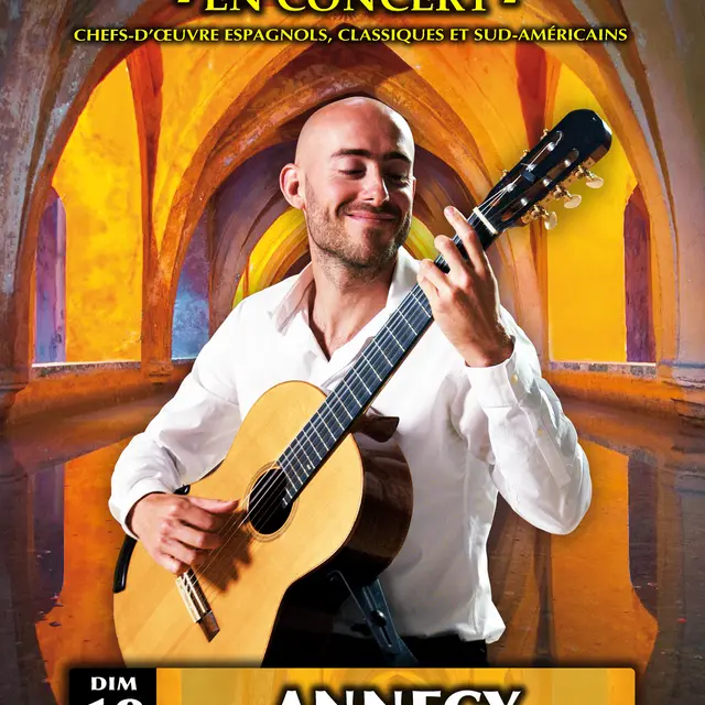 Concert Robin Maxime, chefs-d'oeuvre classiques, espagnols et sud-américains_Annecy