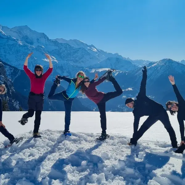 Demi-journée raquette et yoga_Les Carroz-d'Arâches