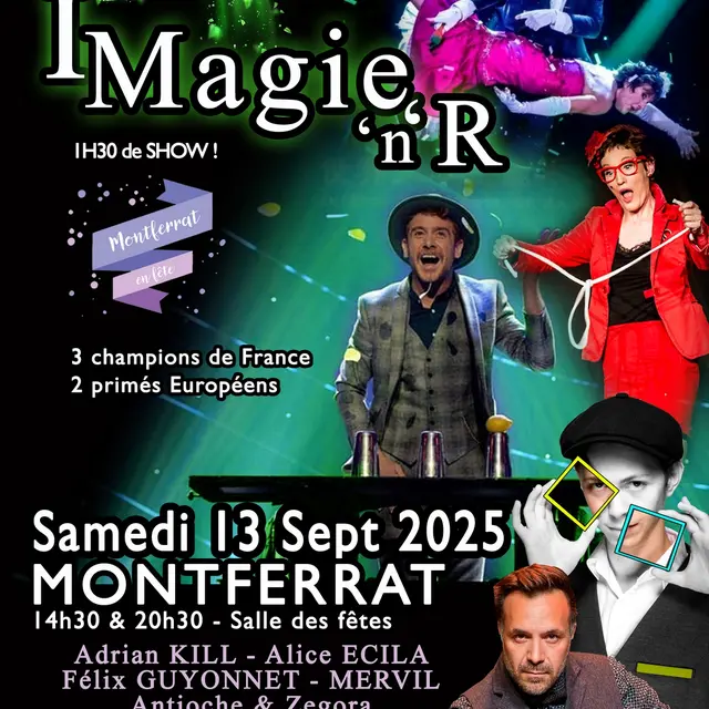 Flyer du gala international de magie, 4ème édition