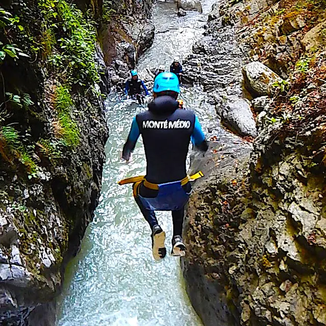 Canyon Sportif de Montmin avec Monté Médio