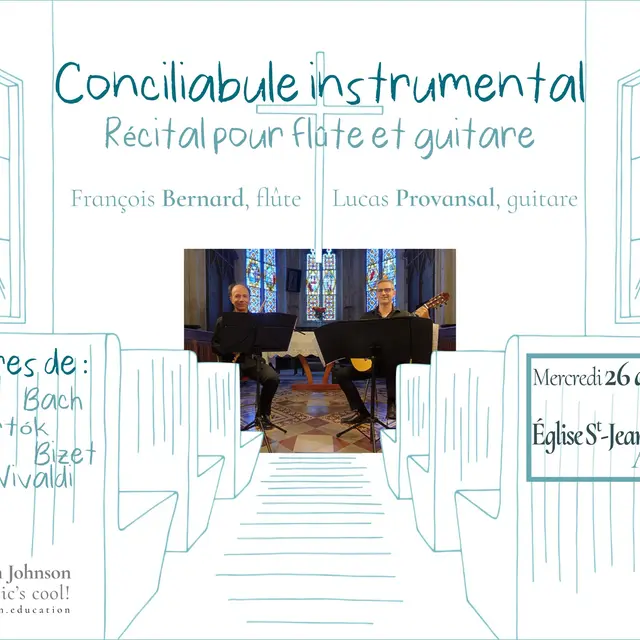 Conciliabule instrumental - Récital pour flûte et guitare_Apinac