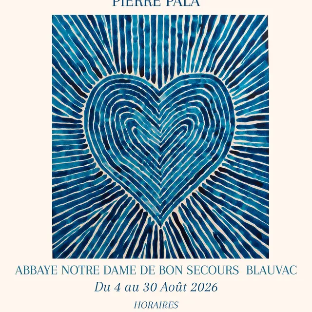 Exposition Du Bleu pour Marie de Pierre Pala_Blauvac