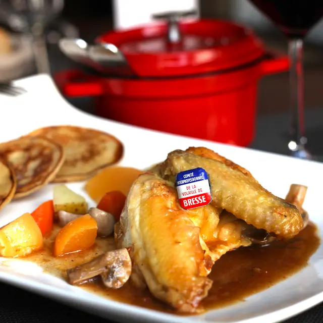 volaille de bresse au vinaigre d'estragon