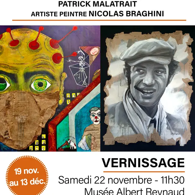 Exposition de peintures : Patrick Malatrait et Nicolas Braghini