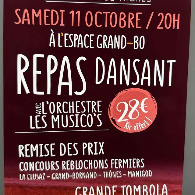 Repas dansant des jeunes agriculteurs de la Vallée de Thônes_Le Grand-Bornand