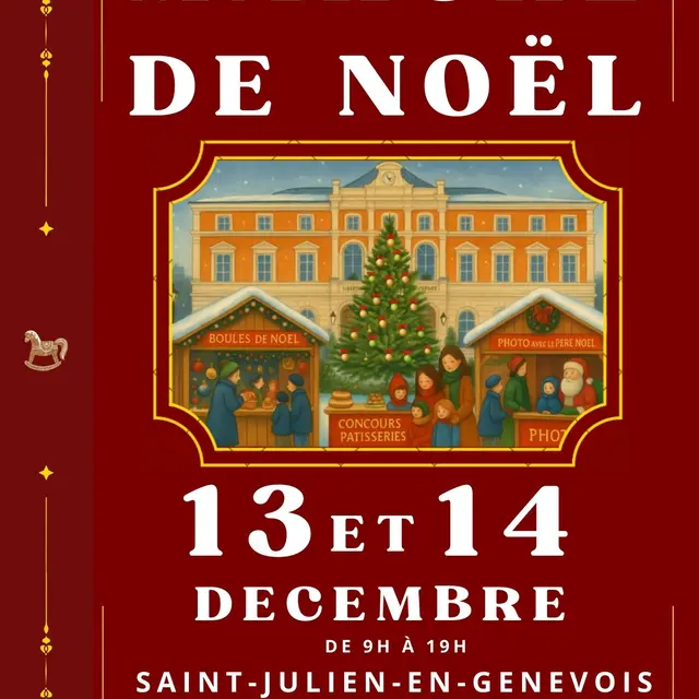 Affiche marché de noël