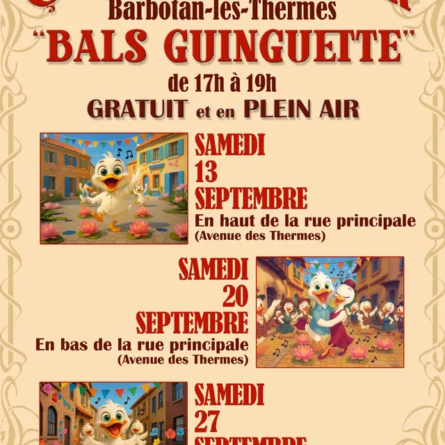 Bals Guinguette des Commerçants de Barbotan_Cazaubon