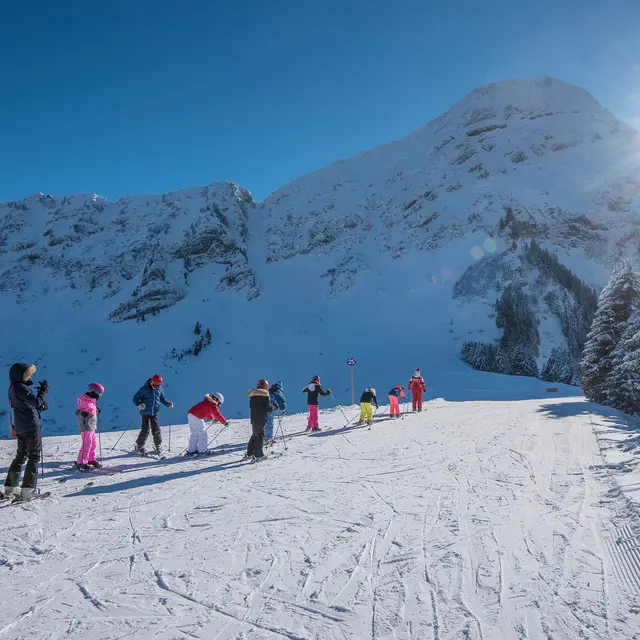 Apprentissage de la glisse
