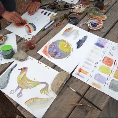 Atelier famille Peinture à l'oeuf_Cavalaire-sur-Mer