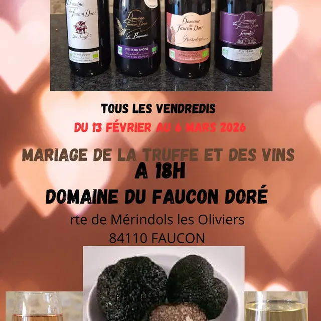 Atelier 'mariage vins et truffes' - Domaine du Faucon Doré_Faucon