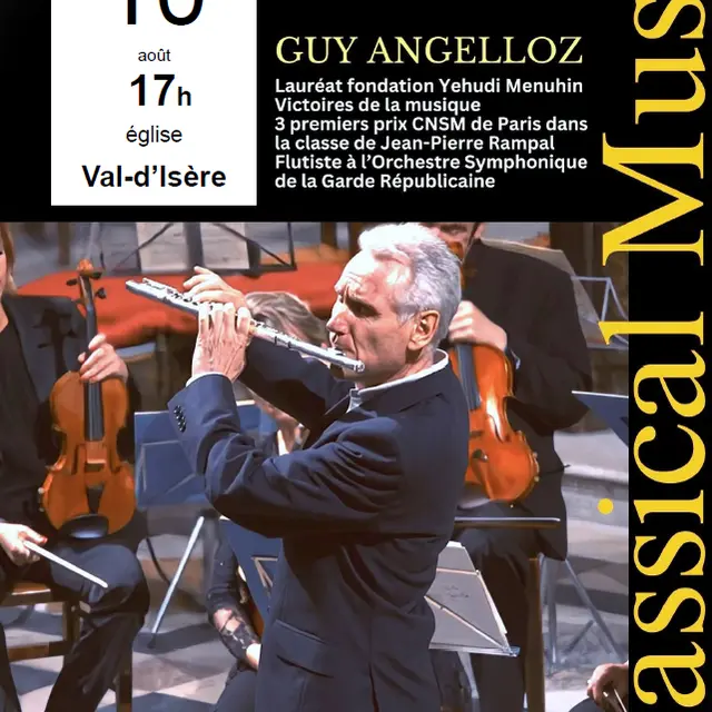 Concert de flûte avec Guy Angelloz