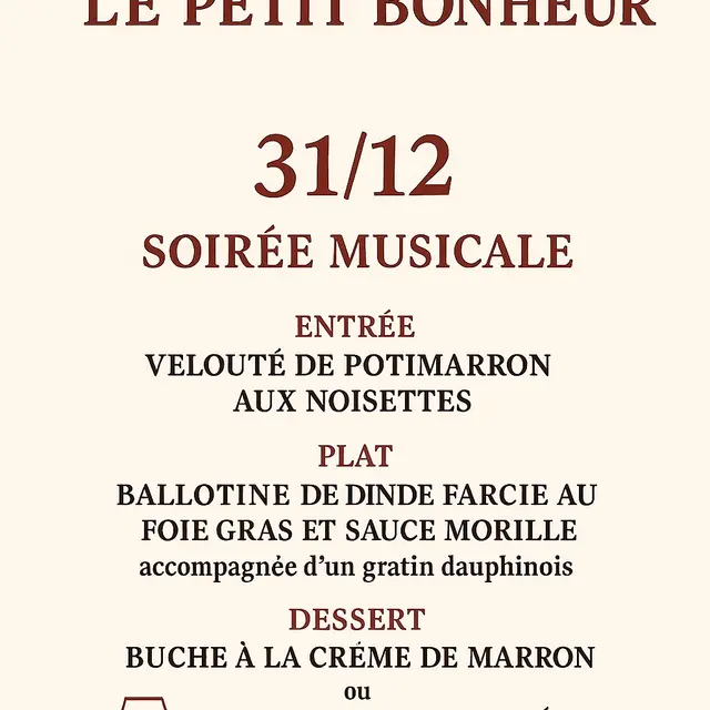 Soirée musicale Petit Bonheur Mons_Mons