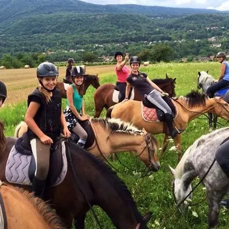 Randonnée équestre à la journée - Centre Equestre d'Artemare_Artemare