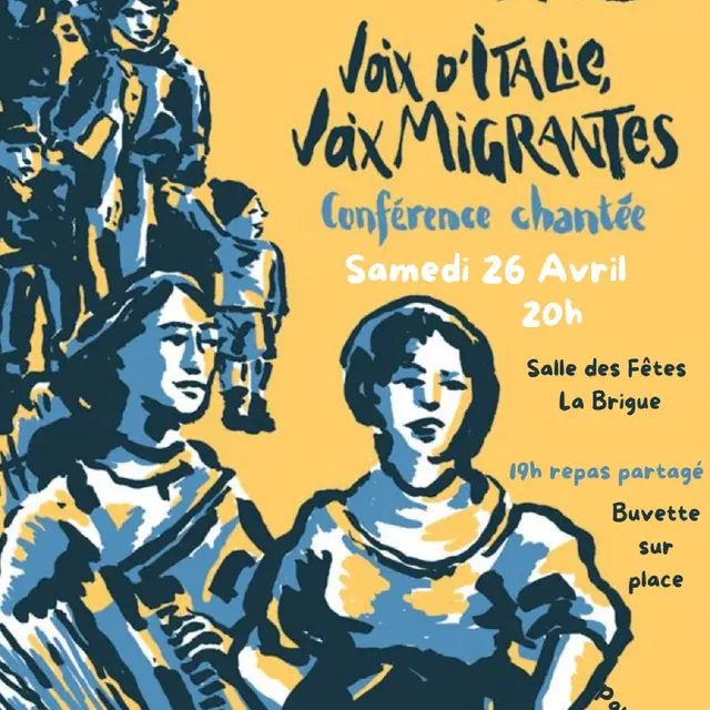 Conférence chantée, Foyer Rural_La Brigue