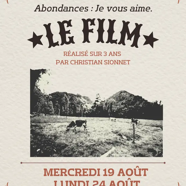Film documentaire : Abondances, je vous aime_La Grave