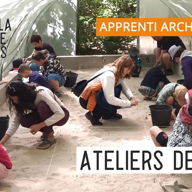 Atelier de la Préhistoire : Apprenti archéologue_Vassieux-en-Vercors