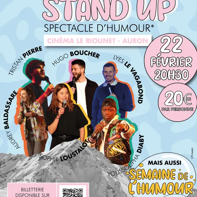 Soirée Stand up - semaine de l'humour_Auron