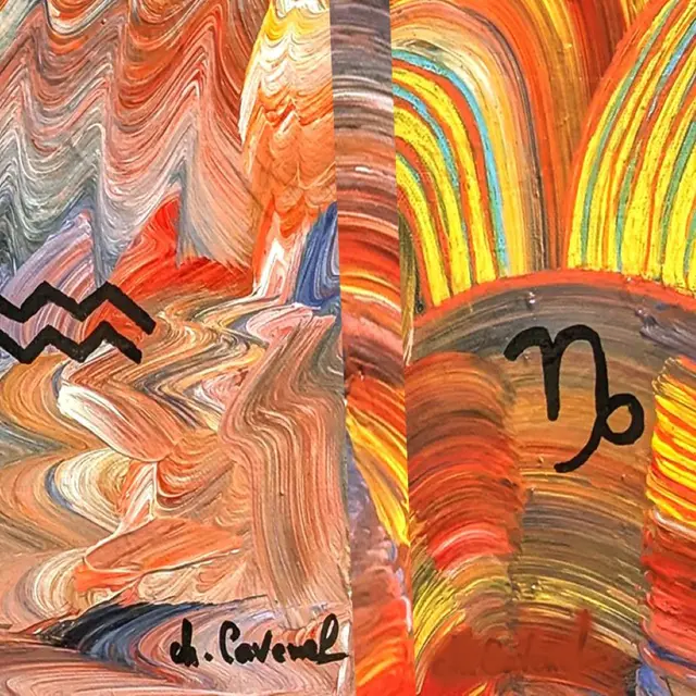 Exposition Le zodiaque comme cercle de créations de Chantal Cavenel_Saint-Paul de Vence