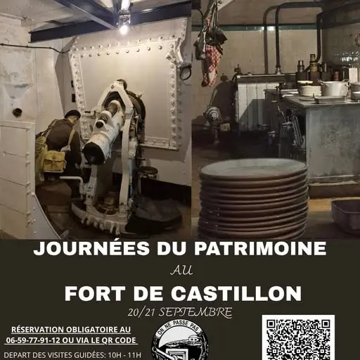 Journées Européennes du Patrimoine - Visite du Fort de Castillon -_Castillon