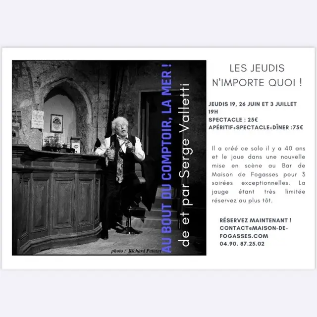 Les jeudis n’importe quoi - Au bout du comptoir, la mer !_Avignon