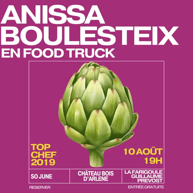 Anissa Boulesteix en food truck