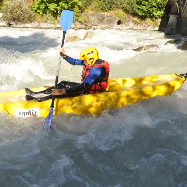 Airboat sur l'Arve