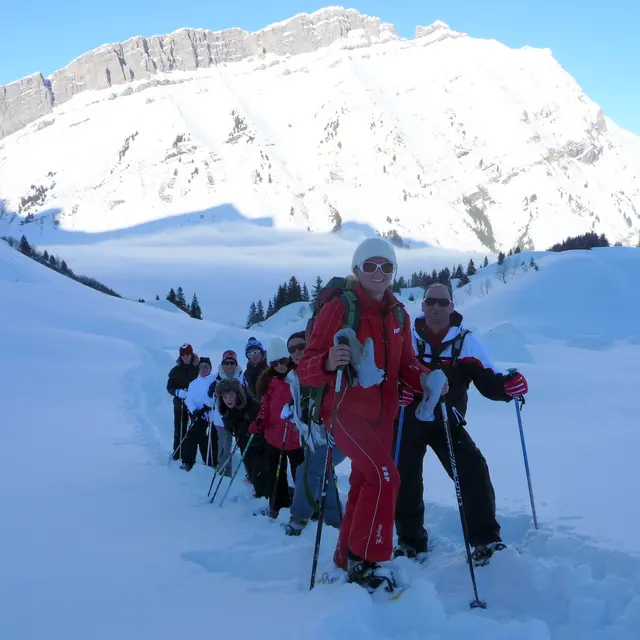 Rando raquettes Col des Aravis