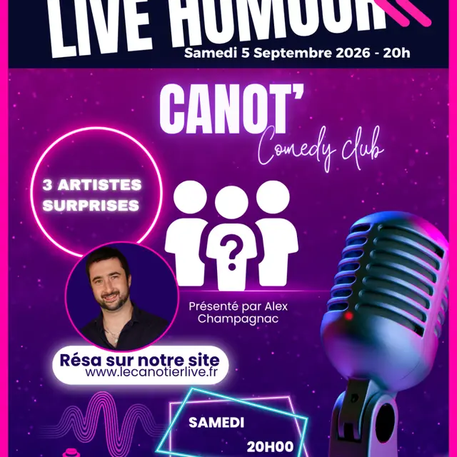 Live Humour - Canot'comedy club_Aurillac