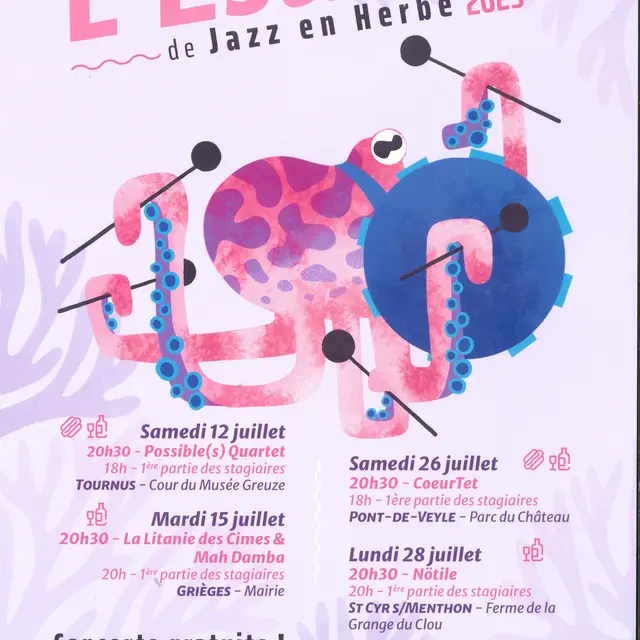 [ L'Estival de Jazz en herbe ] : La Litanie des Cimes et Mah Damba_Grièges