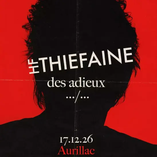 Concert : Hubert Félix Thiéfaine au Prisme_Aurillac