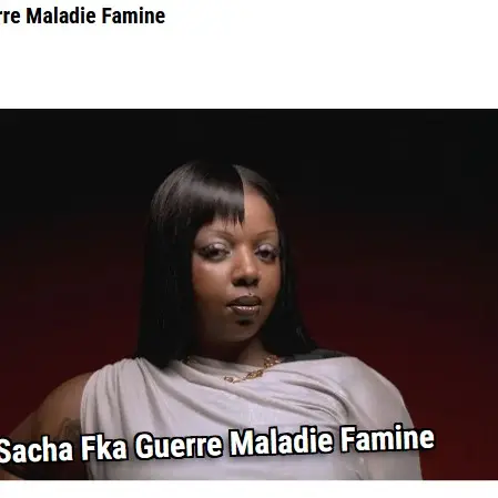 Keiyaa + Goldie B + Sacha Fka Guerre Maladie Famine_Marseille