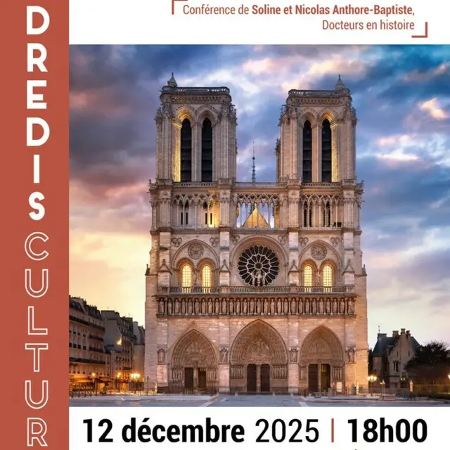 Conférence Vendredis culturels : NOTRE DAME DE PARIS_Le Lavandou