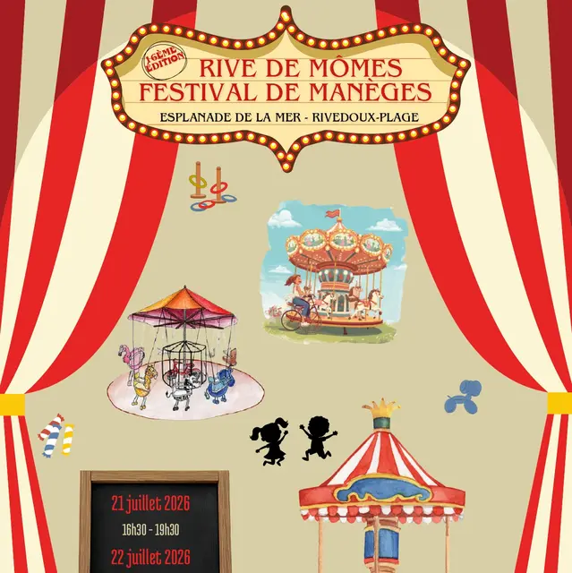 Festival de Manèges  Rive de mômes_Rivedoux-Plage