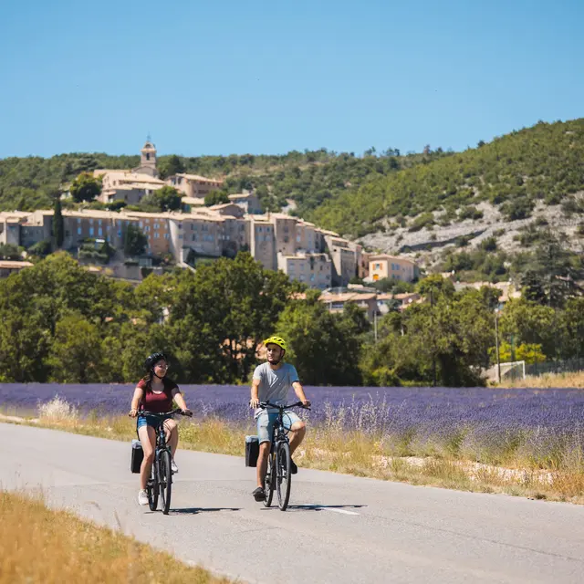 Parcours vélo Luberon n°16 - Simiane-la-Rotonde - Banon