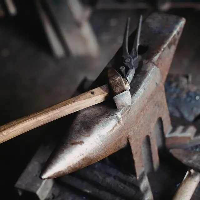 Démonstration de forge - Métal & Bois_La Toussuire
