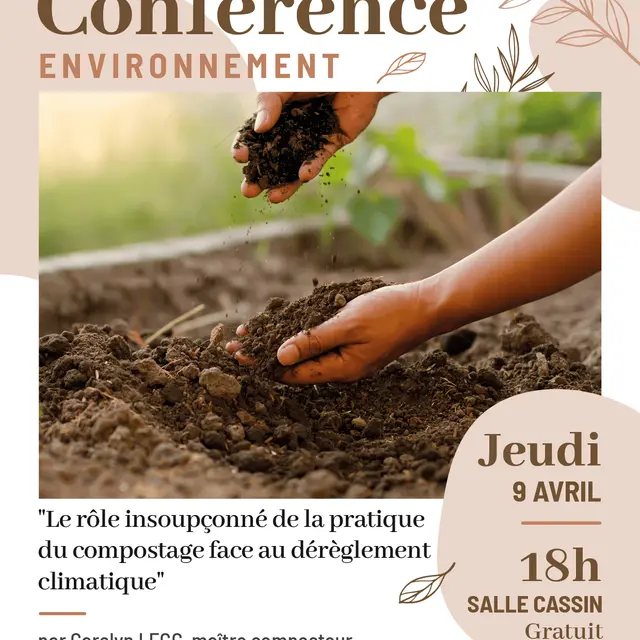 Conférence environnement : Le rôle précieux et insoupçonnée du compostage face au réchauffement climatique _La Londe-les-Maures