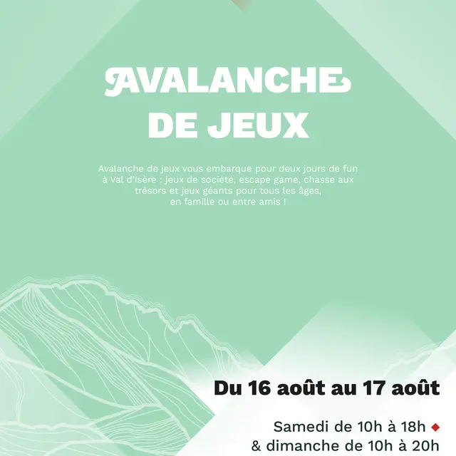 Avalanche de jeux_Val-d'Isère